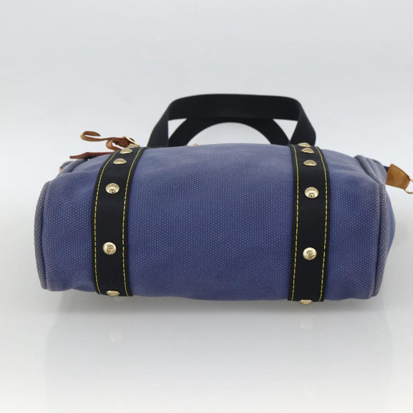 LOUIS VUITTON Antigua Cabas MM Tote Bag Blue M40087 LV Auth ka3019