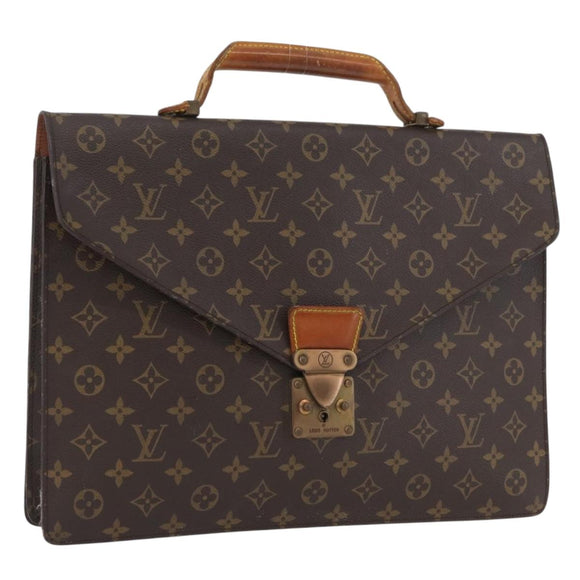 LOUIS VUITTON Monogram Serviette Conseiller Briefcase M53331 LV Auth ka3020