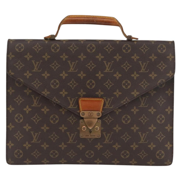 LOUIS VUITTON Monogram Serviette Conseiller Briefcase M53331 LV Auth ka3020