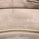 LOUIS VUITTON Monogram Vernis Houston Hand Bag Beige M91004 LV Auth ka3023-10