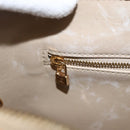 LOUIS VUITTON Monogram Vernis Houston Hand Bag Beige M91004 LV Auth ka3023-20