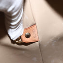 LOUIS VUITTON Monogram Vernis Houston Hand Bag Beige M91004 LV Auth ka3023-12