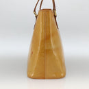 LOUIS VUITTON Monogram Vernis Houston Hand Bag Beige M91004 LV Auth ka3023-3