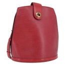 LOUIS VUITTON Epi Cluny Shoulder Bag Red M52257 LV Auth ka3024-1