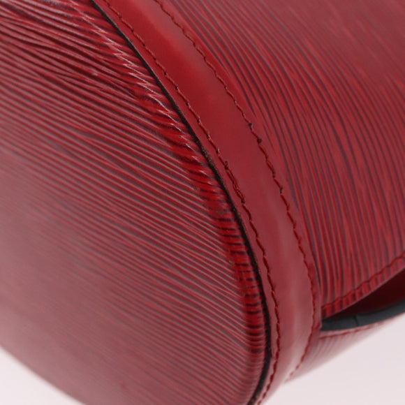 LOUIS VUITTON Epi Cluny Shoulder Bag Red M52257 LV Auth ka3024