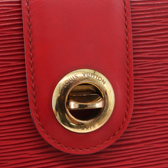 LOUIS VUITTON Epi Cluny Shoulder Bag Red M52257 LV Auth ka3024