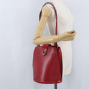 LOUIS VUITTON Epi Cluny Shoulder Bag Red M52257 LV Auth ka3024-21