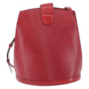 LOUIS VUITTON Epi Cluny Shoulder Bag Red M52257 LV Auth ka3024-2