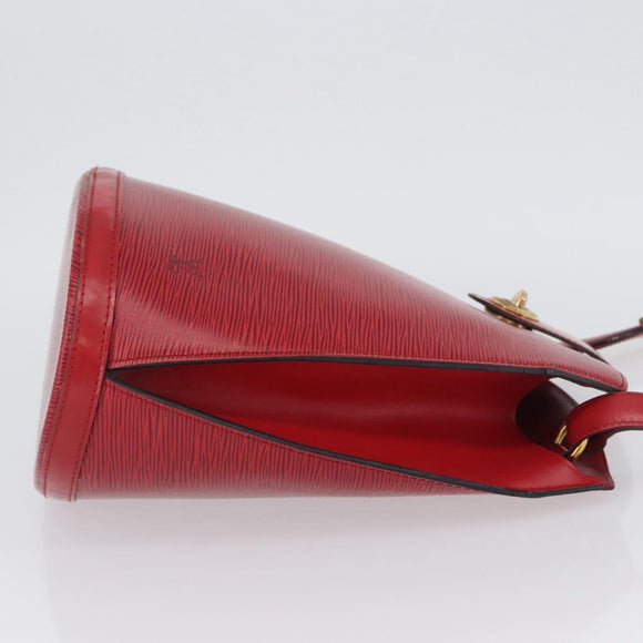 LOUIS VUITTON Epi Cluny Shoulder Bag Red M52257 LV Auth ka3024