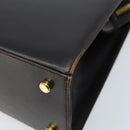 Salvatore Ferragamo Shoulder Bag Leather Brown Gold Auth ka3025-10