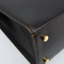 Salvatore Ferragamo Shoulder Bag Leather Brown Gold Auth ka3025-11