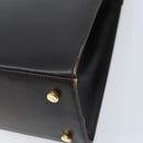 Salvatore Ferragamo Shoulder Bag Leather Brown Gold Auth ka3025-12