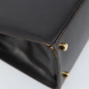 Salvatore Ferragamo Shoulder Bag Leather Brown Gold Auth ka3025-13