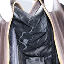 Salvatore Ferragamo Shoulder Bag Leather Brown Gold Auth ka3025-18