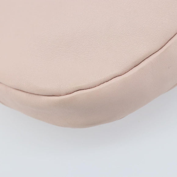 Salvatore Ferragamo Shoulder Bag Leather Pink Gold Auth ka3027
