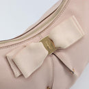 Salvatore Ferragamo Shoulder Bag Leather Pink Gold Auth ka3027-14