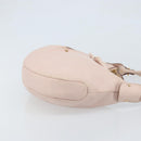 Salvatore Ferragamo Shoulder Bag Leather Pink Gold Auth ka3027-4