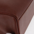 Salvatore Ferragamo Tote Bag Leather Brown Gold Auth ka3028-9