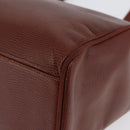 Salvatore Ferragamo Tote Bag Leather Brown Gold Auth ka3028-16