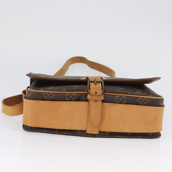 LOUIS VUITTON Monogram Cartouchiere GM Shoulder Bag M51252 LV Auth ka3031A