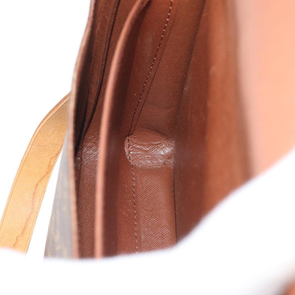 LOUIS VUITTON Monogram Cartouchiere GM Shoulder Bag M51252 LV Auth ka3031A