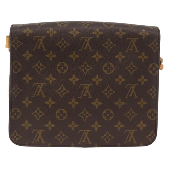 LOUIS VUITTON Monogram Cartouchiere GM Shoulder Bag M51252 LV Auth ka3031A