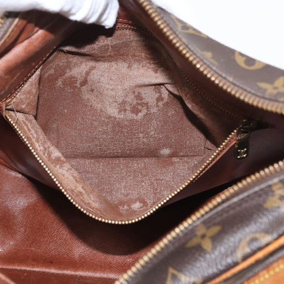 LOUIS VUITTON Monogram Boulogne 30 Shoulder Bag M51265 LV Auth ka3032