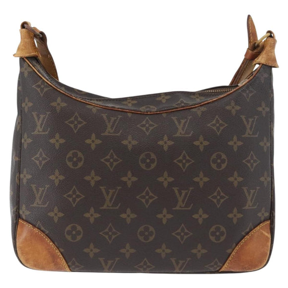 LOUIS VUITTON Monogram Boulogne 30 Shoulder Bag M51265 LV Auth ka3032