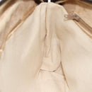 GUCCI GG Supreme Web Sherry Line Hand Bag PVC Beige Gold 010 378 Auth ka3033-22
