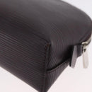 LOUIS VUITTON Epi Pochette Cosmetic PM Cosmetic Pouch Navy M40638 Auth ka3036V-14