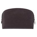 LOUIS VUITTON Epi Pochette Cosmetic PM Cosmetic Pouch Navy M40638 Auth ka3036V-2