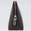 LOUIS VUITTON Epi Pochette Cosmetic PM Cosmetic Pouch Navy M40638 Auth ka3036V-5