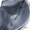 Christian Dior Chain Schoudertas Leer Zwart Goud Authentiek ka3037-11