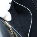 Christian Dior Chain Schoudertas Leer Zwart Goud Authentiek ka3037-21