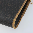 Christian Dior Honeycomb Canvas Ketten-Schultertasche PVC Schwarz Gold Auth ka3038-15