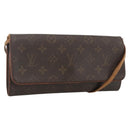 LOUIS VUITTON Monogram Pochette Twin GM Shoulder Bag M51852 LV Auth ka3039-1