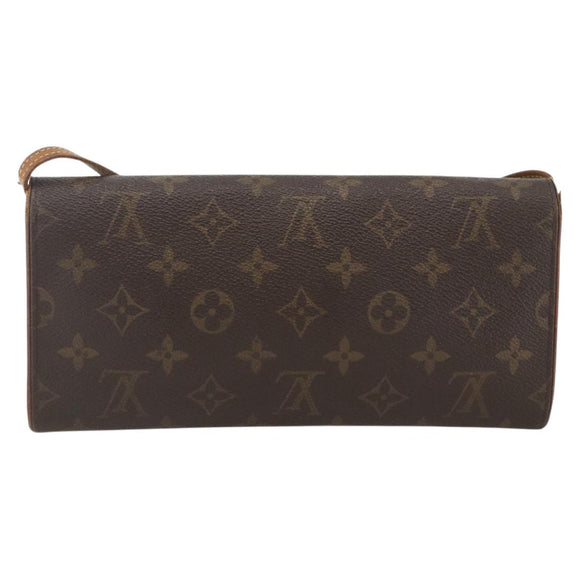 LOUIS VUITTON Monogram Pochette Twin GM Shoulder Bag M51852 LV Auth ka3039