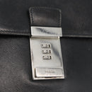 PRADA Aktentasche Saffiano Leder Schwarz Silber Auth ka3042-17