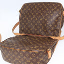 LOUIS VUITTON Monogram Saumur 35 Shoulder Bag M42254 LV Auth ka3044-18