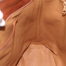 CELINE Macadam Canvas Tote Bag PVC Leather Brown Gold Auth ka3045-19