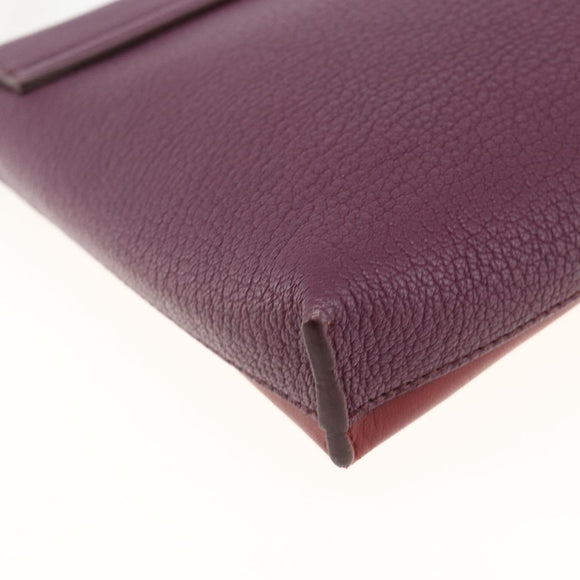 Chloe Chain Schoudertas Leer Rood Goud Origineel ka3046A