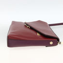 Chloe Chain Schoudertas Leer Rood Goud Origineel ka3046A-5