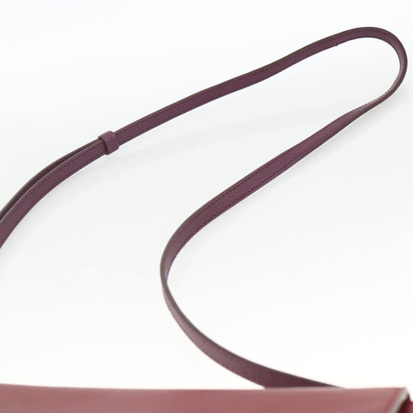 Chloe Chain Schoudertas Leer Rood Goud Origineel ka3046A