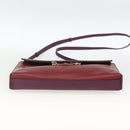 Chloe Chain Schoudertas Leer Rood Goud Origineel ka3046A-9