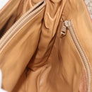 CELINE Macadam Canvas Handtasche PVC Beige Gold Auth ka3048-20