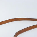 CELINE Macadam Canvas Shoulder Bag PVC Leather Brown Gold Auth ka3049-8