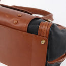 Chloe Alice Hand Bag Leather 2way Brown Gold Auth ka305-15