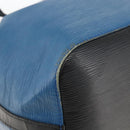 LOUIS VUITTON Epi Petit Noe Shoulder Bag Bicolor Black Blue M44152 Auth ka3051-14