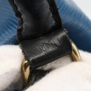 LOUIS VUITTON Epi Petit Noe Shoulder Bag Bicolor Black Blue M44152 Auth ka3051-12