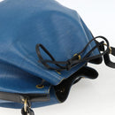 LOUIS VUITTON Epi Petit Noe Shoulder Bag Bicolor Black Blue M44152 Auth ka3051-6